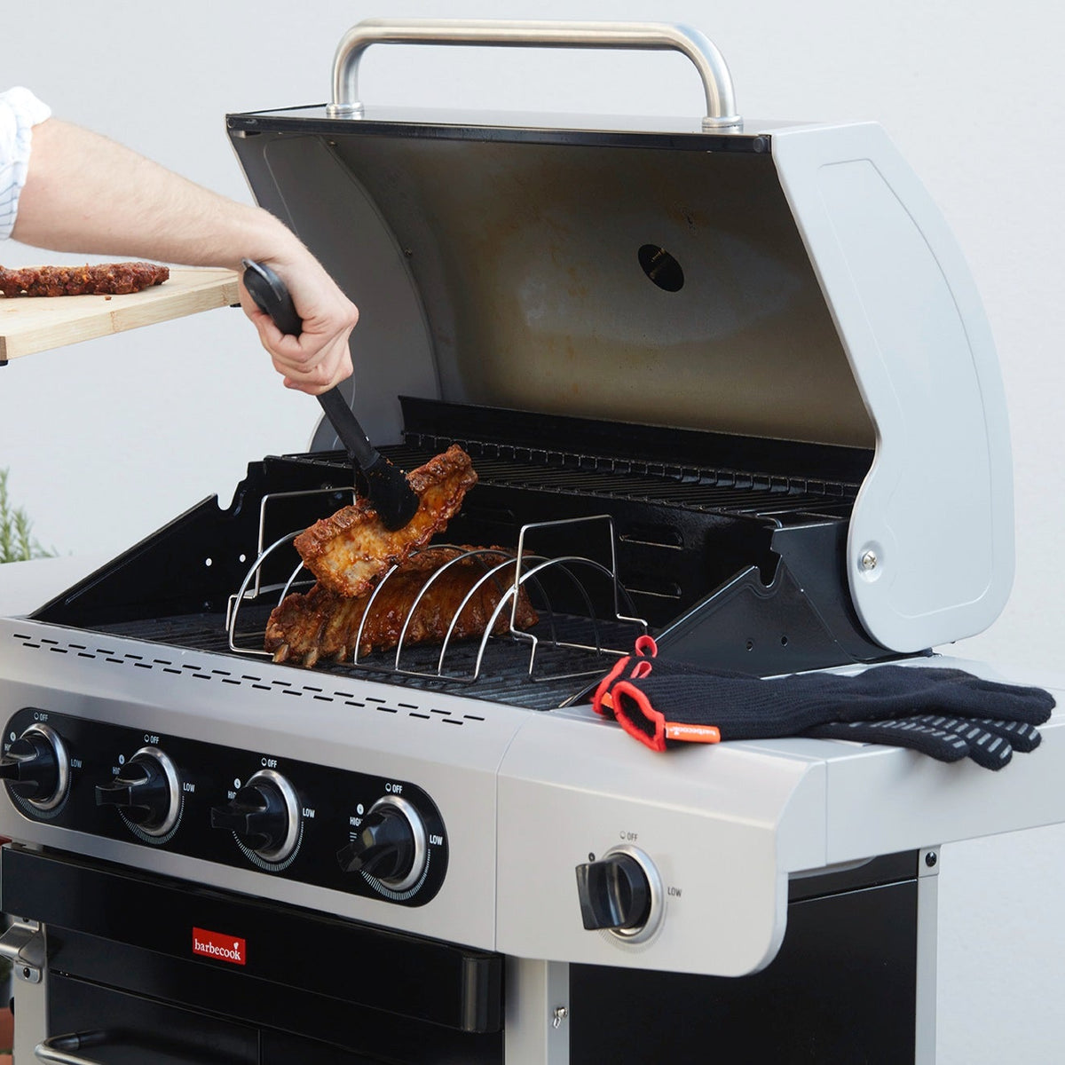 Spare ribs on the BBQ – Barbecook