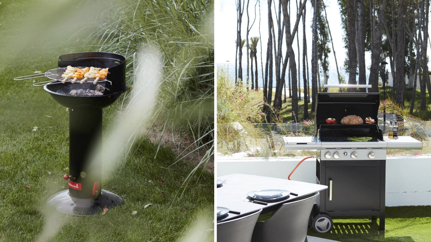 Gas BBQ vs. charcoal BBQ Barbecook