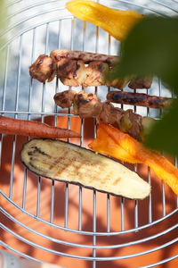 Resizable round grill