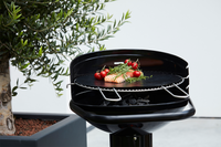 Set van 2 grillmatten zwart Ø 40cm