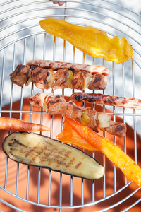 Resizable round grill