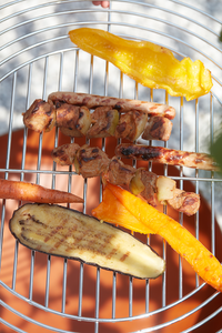 Resizable round grill