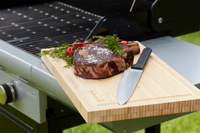 Bamboo cutting board with groove 46.5x28x2.8cm