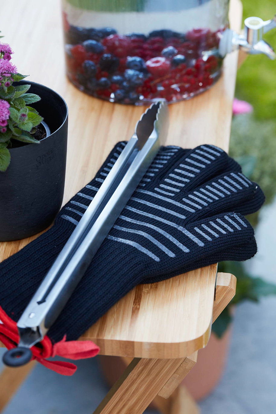 Premium Paar Handschuhe Schwarz – Barbecook