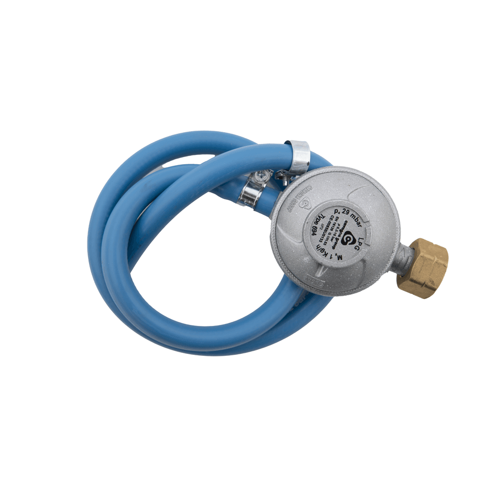 Gas regulator Italy and Greece with hose 30mbar