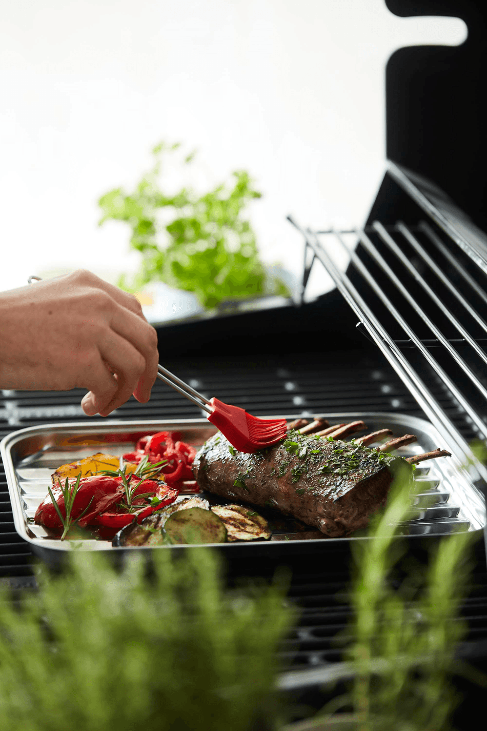 Reusable stainless steel grill pan Barbecook
