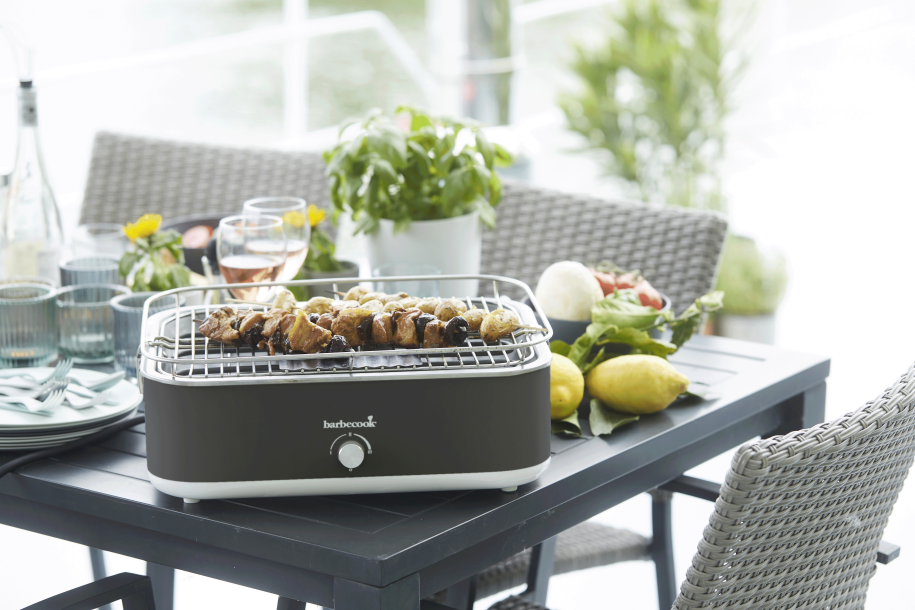 E Carlo electric table grill Midnight grey