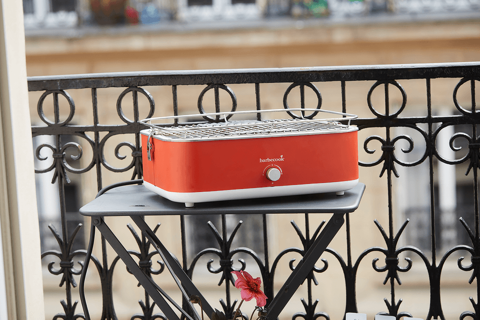 E-Carlo electric table grill Barbecook Red