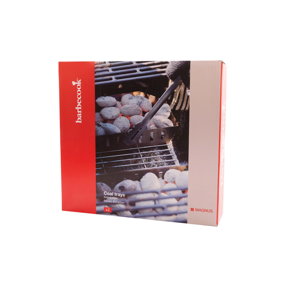 Lot De 2 Paniers à Charbon En Acier Inoxydable – Pour Barbecue Bouilloire (type Weber) – Cuisson Indirecte/directe, Facile à Nettoyer - 14
