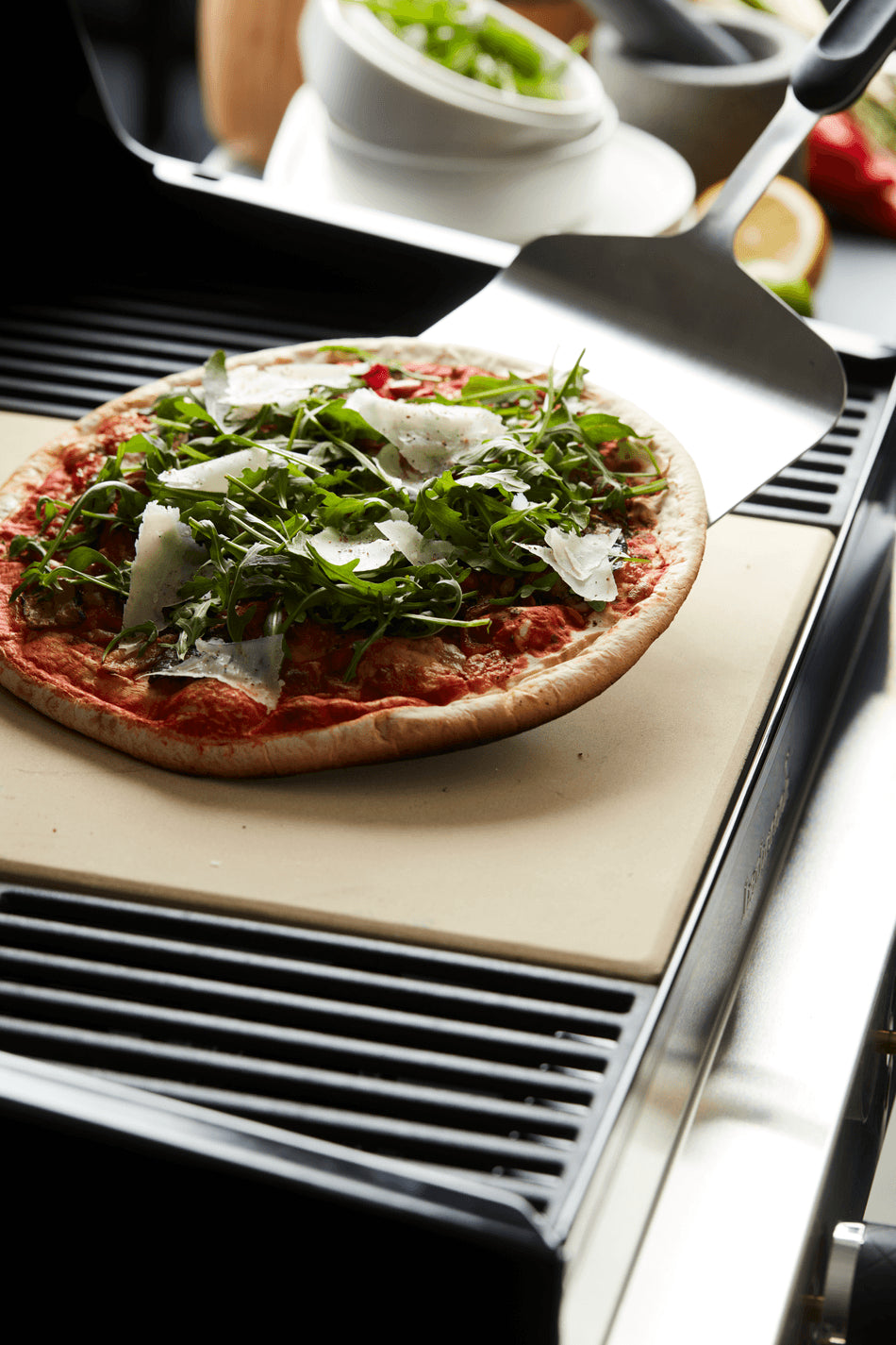 Olivia stainless steel pizza spatula Barbecook