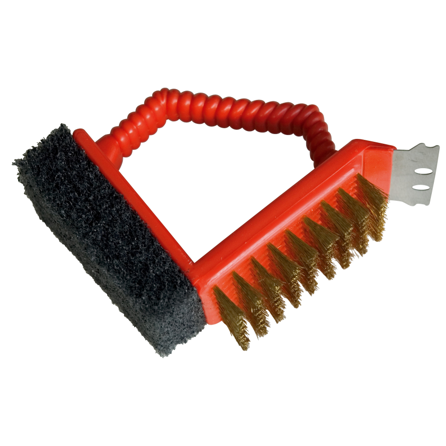 barbecook Brosse de nettoyage 3-en-1 rouge