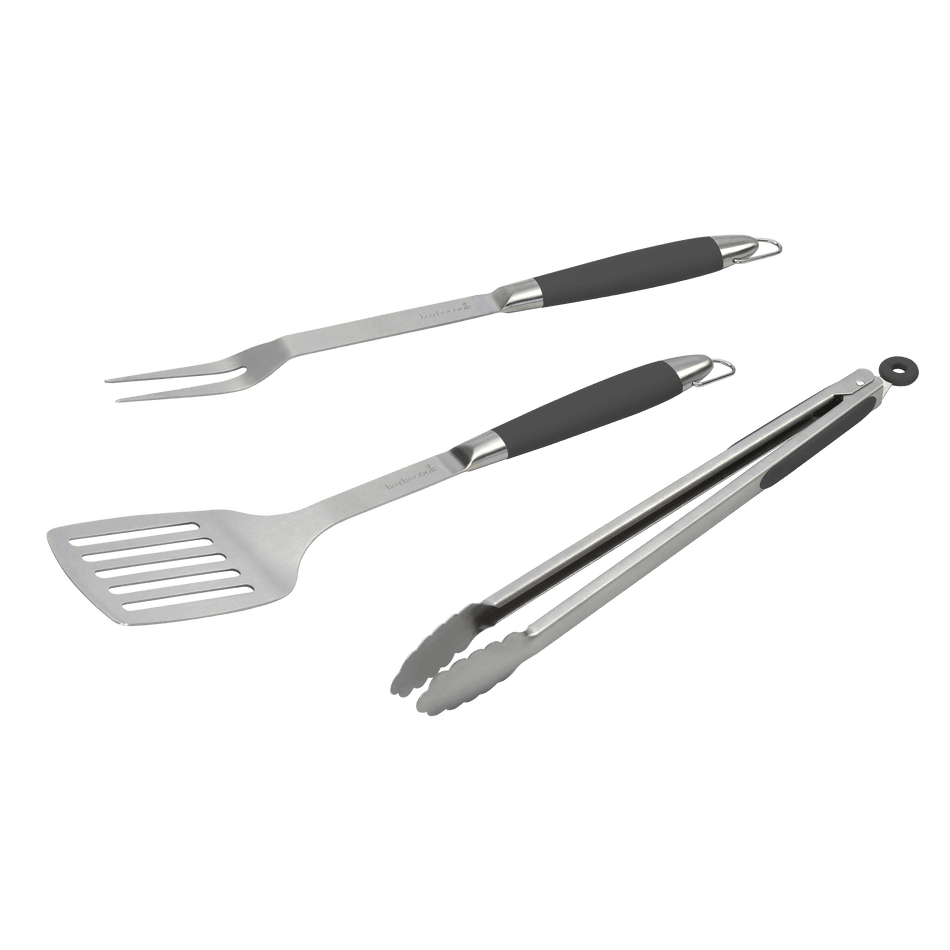 Black Pepper BBQ set avec spatule, fourchette et pince