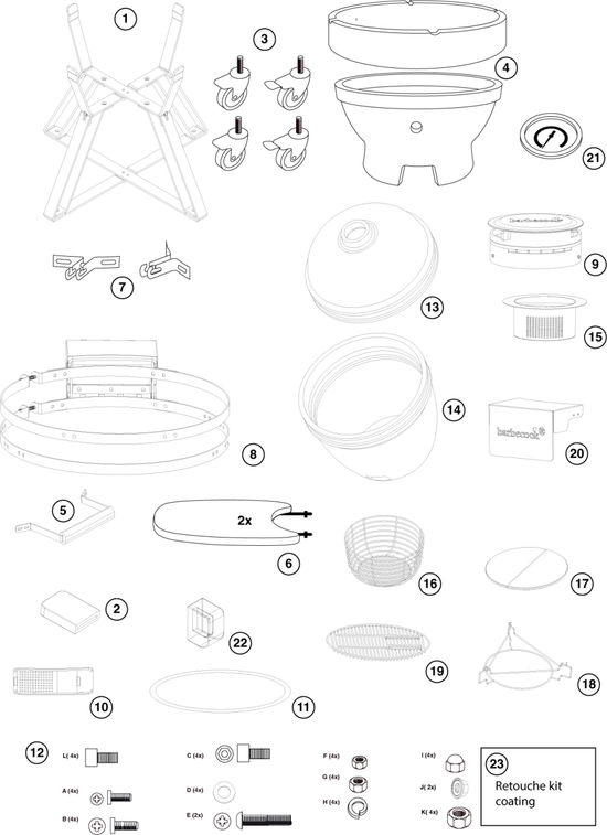 Spare parts Kamal 60/XL