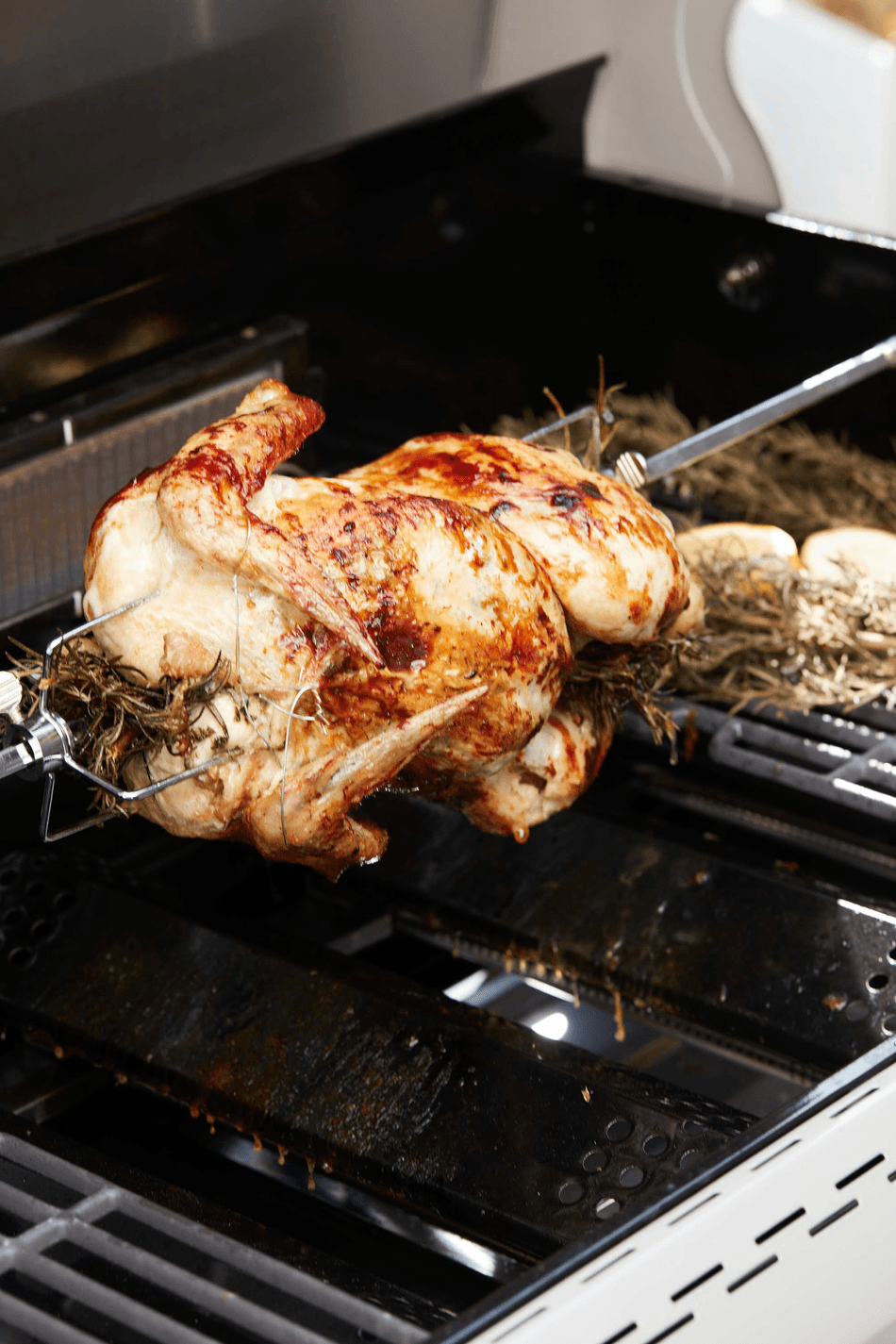 Set for gas barbecue with 2 spit forks Barbecook