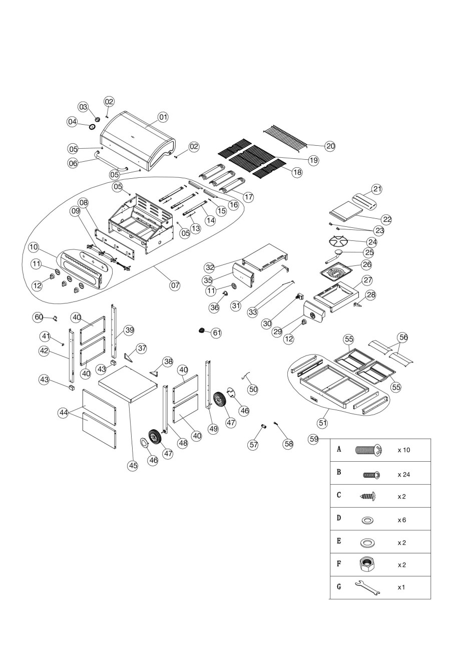 Spare parts Siesta 310 Black Edition