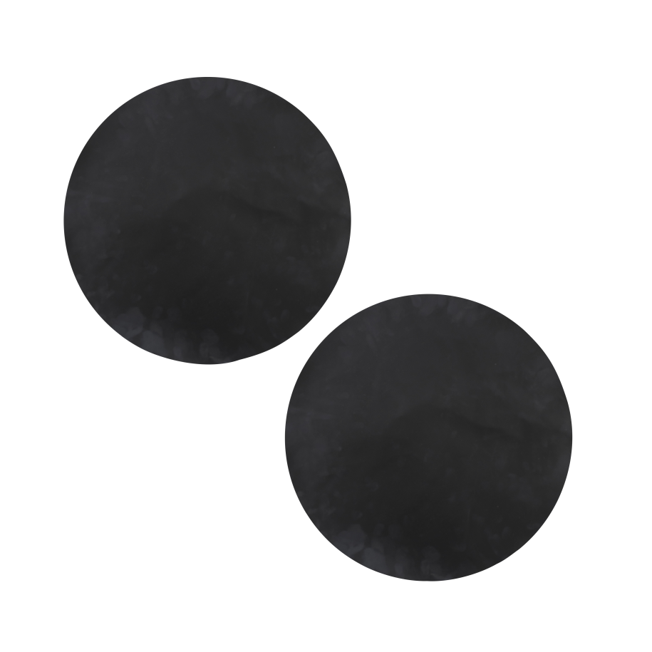 barbecook Set de 2 tapis de grille noir Ø 40cm
