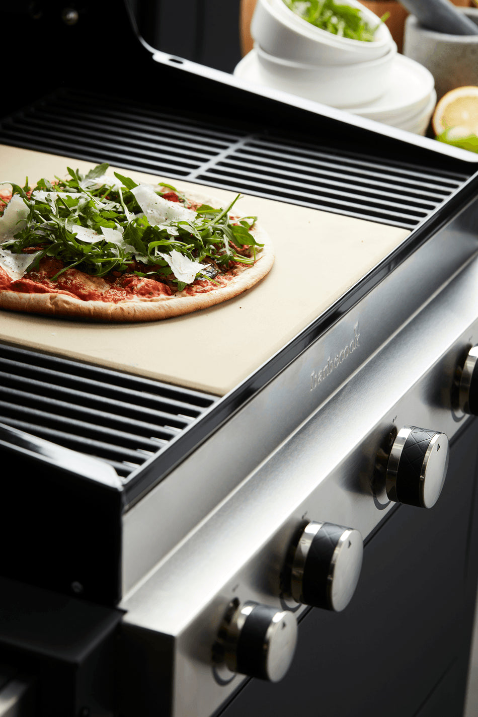 Pizza stone online for gas grill