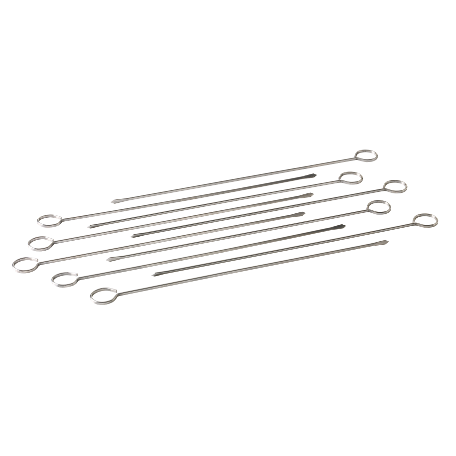 barbecook Set de 10 brochettes en inox