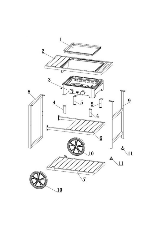 Pièces détachées Victor trolley